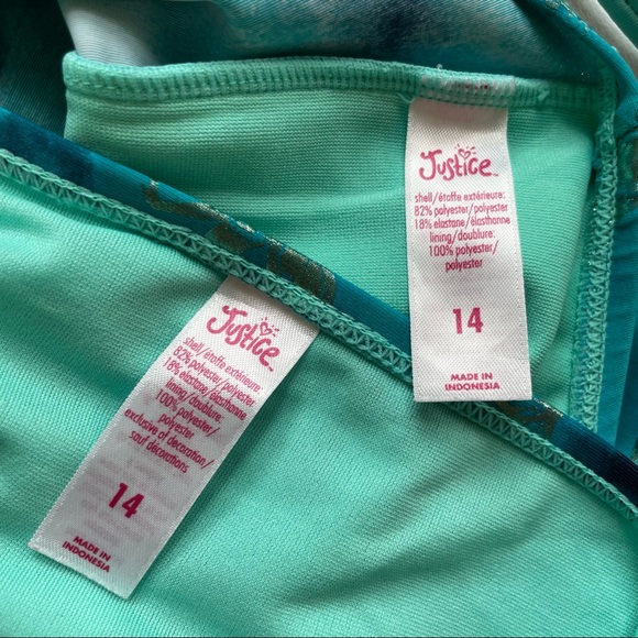 Mermaid🧜♀️Cozy Swim BUNDLE Fleece/Sequence Tail Blanket w/2 piece suit Sz 14 - Picture 15 of 15